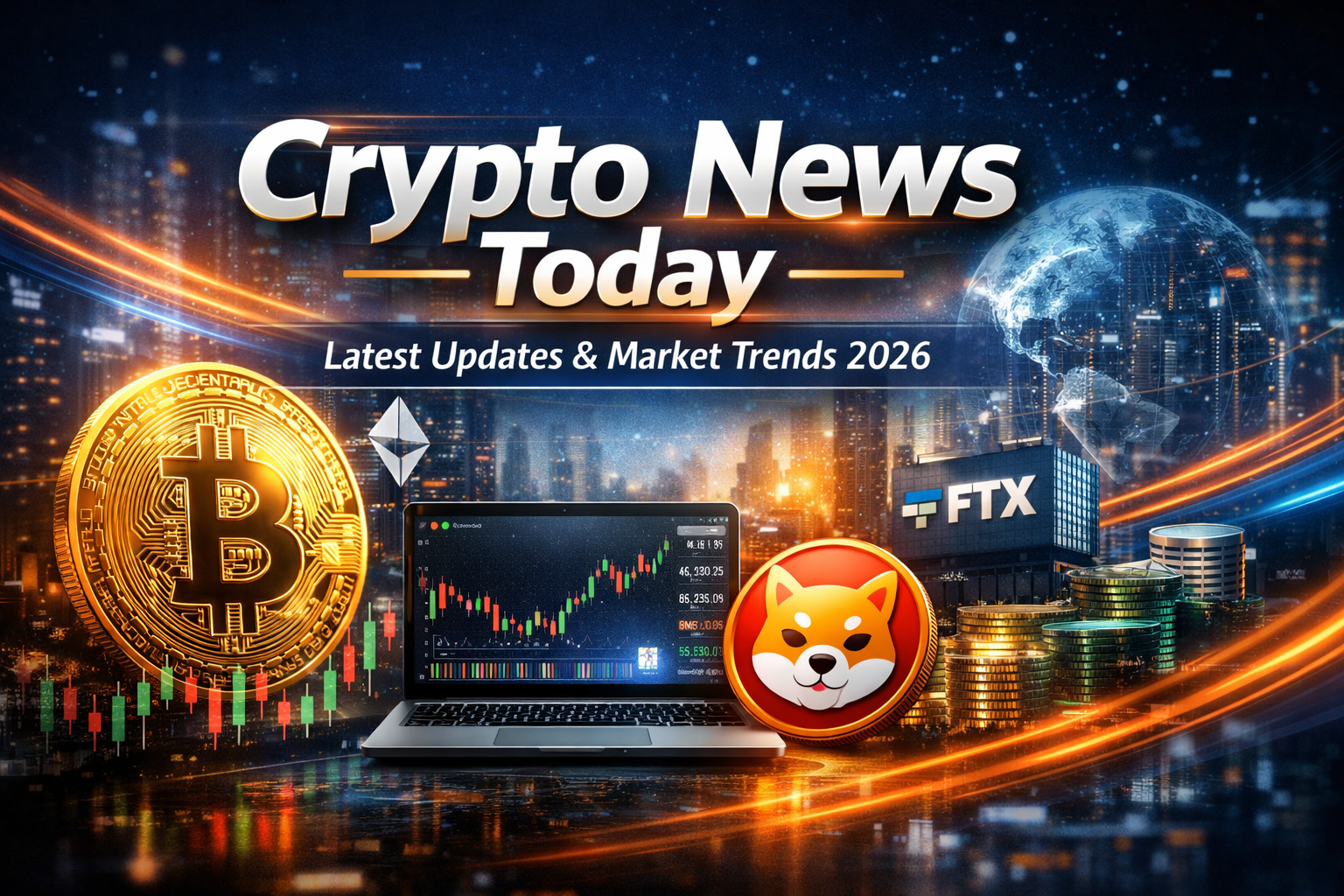 Crypto News Today: Latest Cryptocurrency Updates, Live Prices & Market Trends 2026