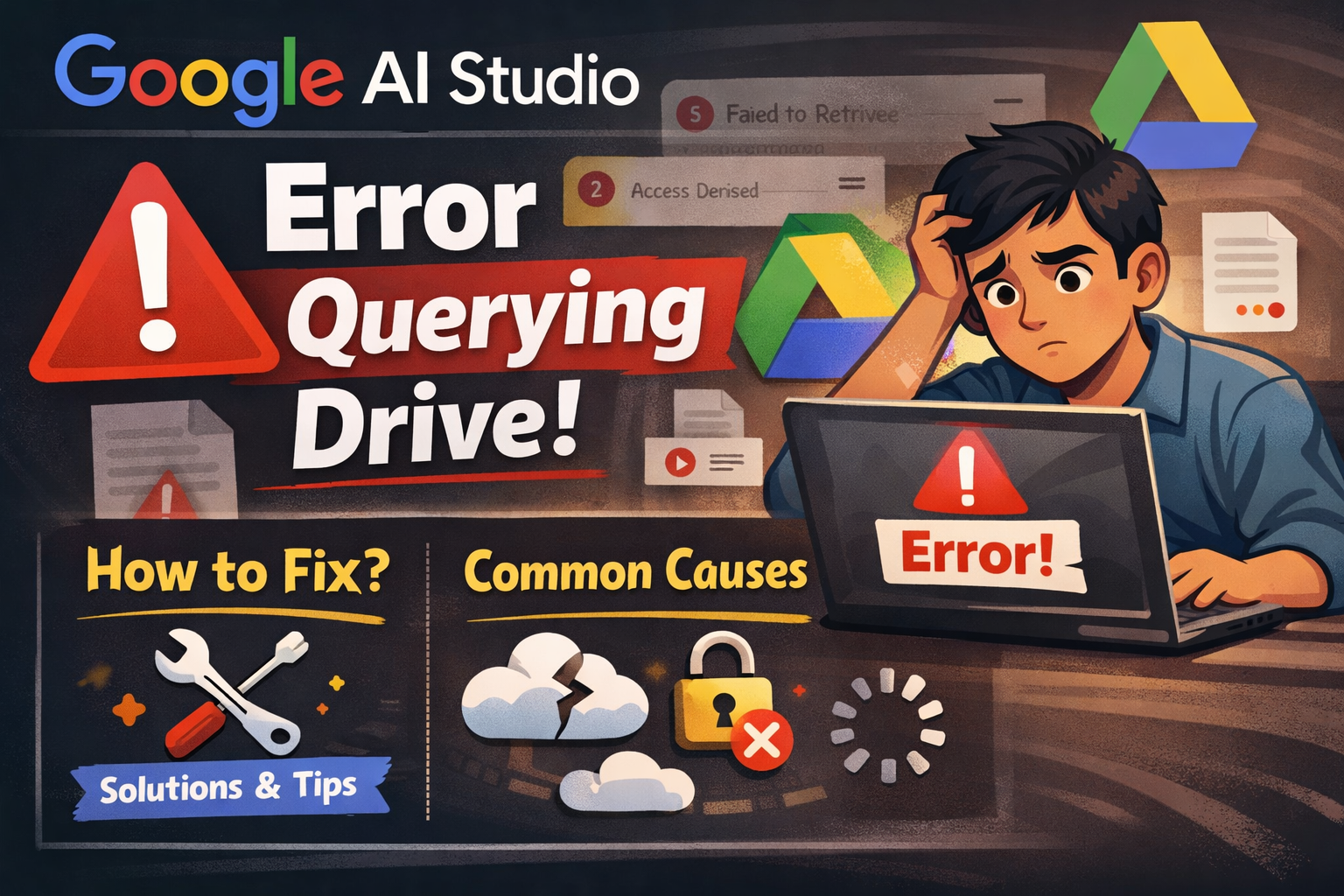 Google AI Studio Error Querying Drive: Complete Fix Guide (2026)