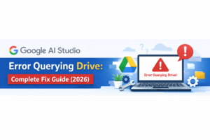 google ai studio drive access error