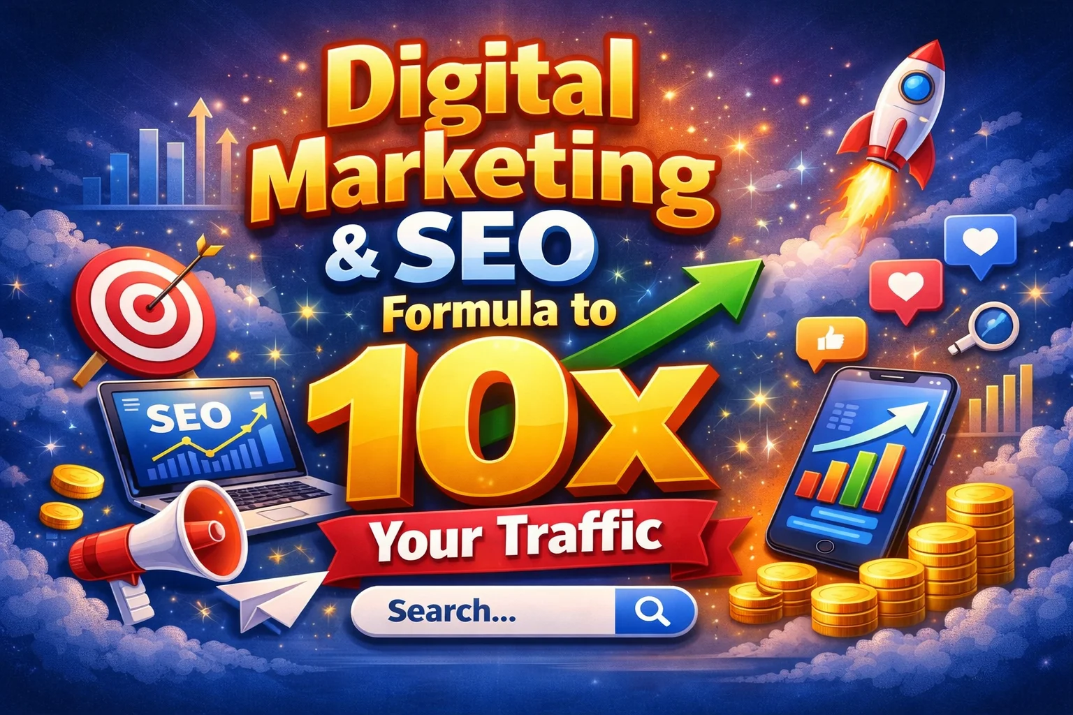 Digital Marketing and So Formula to 10x Your Traffic
