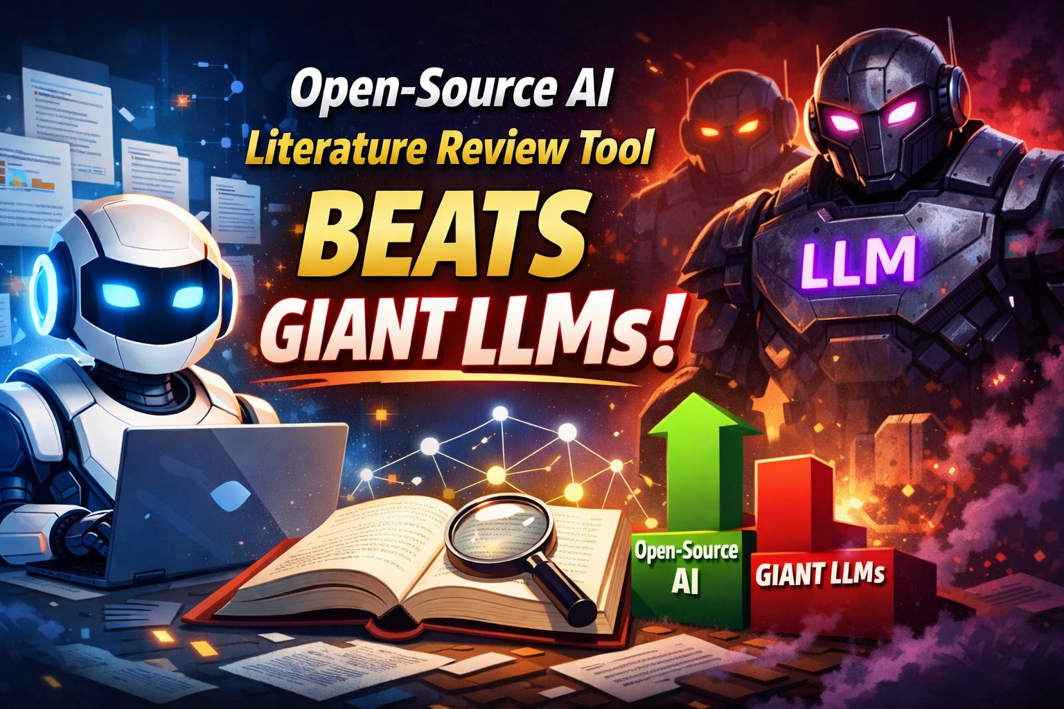 Open-Source AI Literature Review Tool Beats Giant LLMs for Academic Research and Semantic Search